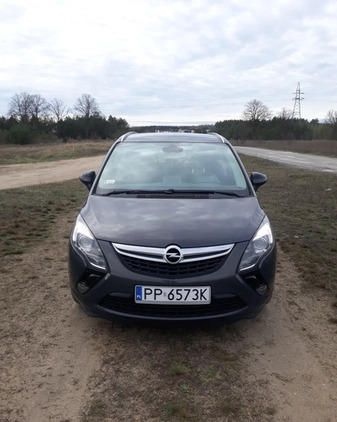 Opel Zafira cena 36900 przebieg: 252000, rok produkcji 2014 z Piła małe 497